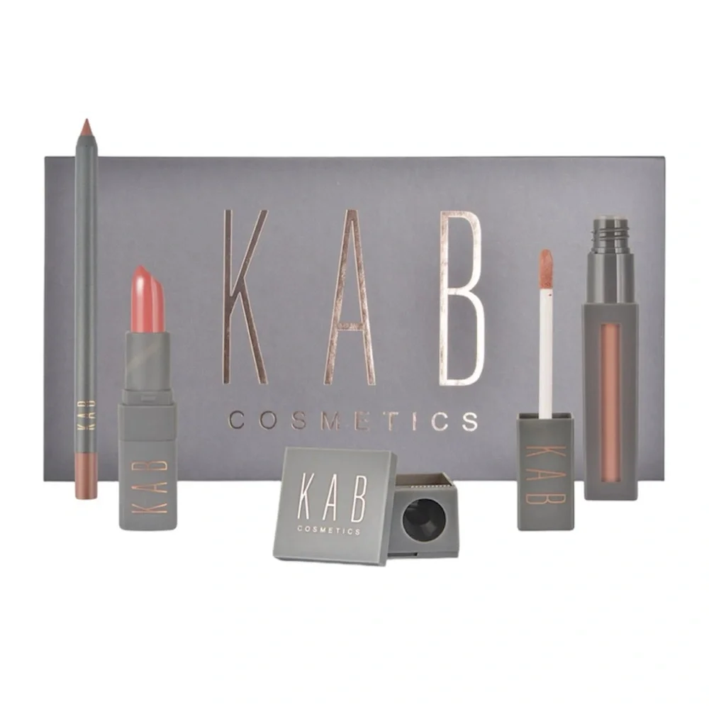 KAB Cosmetics Undress Me lip kit